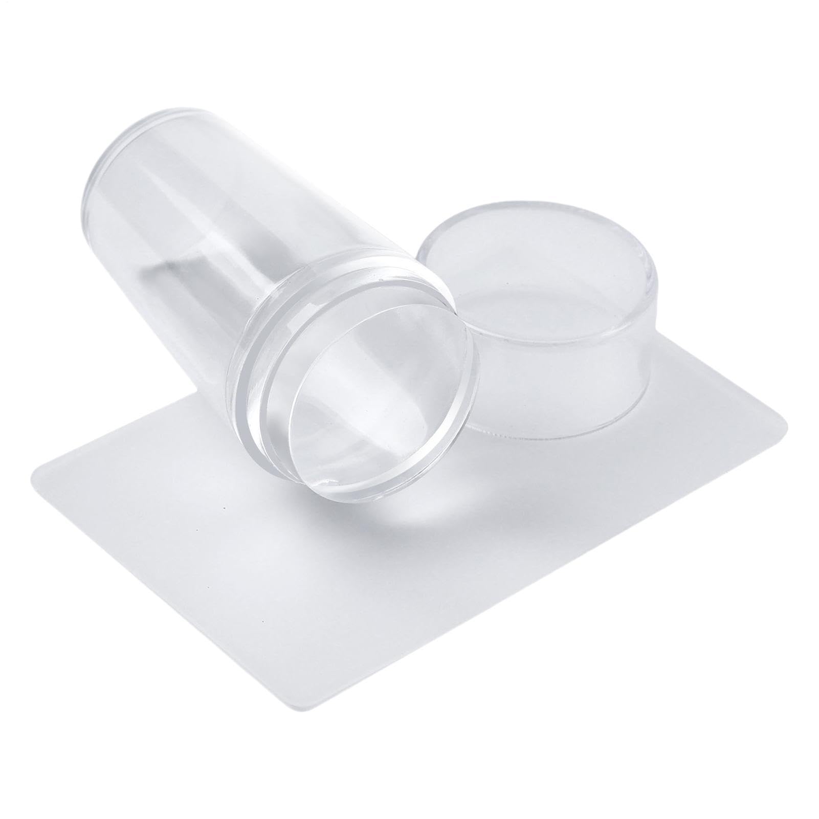 Kit Di Timbri Per Unghie Con Punta Francese In Silicone Stampo Per Unghie In Silicone Trasparente Strumento Di Stampa Per Nails Per Ragazze Manicure A Casa Salone D'arte Fai Da Te