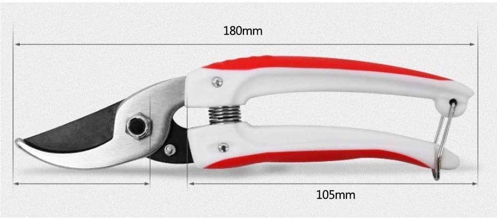 Gartenschere für die Gartenarbeit, professionelle Bypass-Handschere mit scharfer Klinge aus kohlenstofflegiertem Stahl, Baumschneider, Gartenschere,