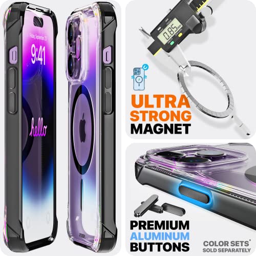 Coque transparente iPhone 14 Pro premium Crystal Series Gen-4 Rebel - 3