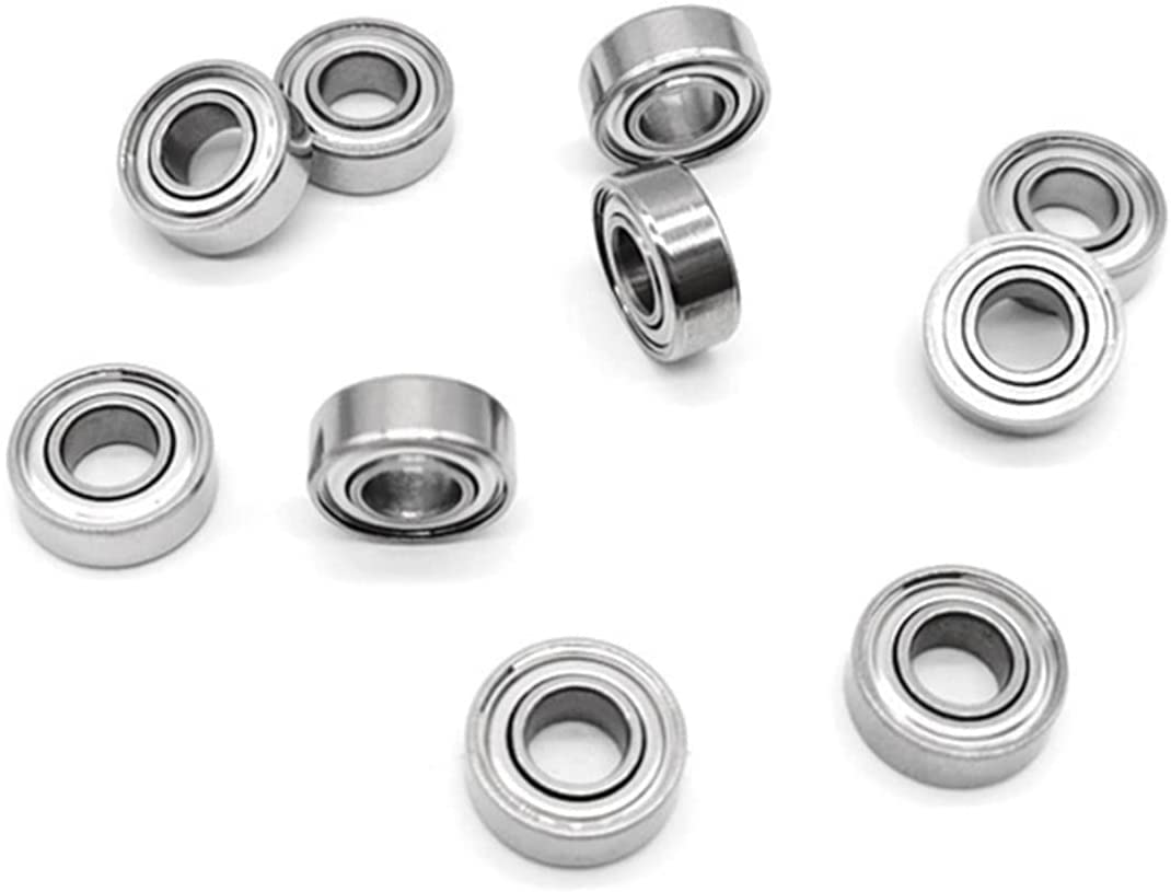 LHNBGTUIW 10Pcs SMR95ZZ CB Air Bearing 5x9x3mm ABEC-7 Stainless Steel Hybrid Ceramic Dry Ocean Fishing Reels MR95