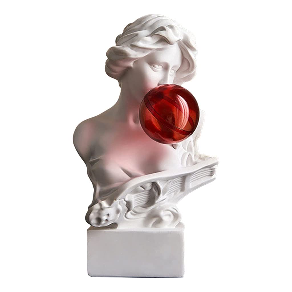 David/Giuliano, statuette di testa greca in resina, sculture con busto di David, ornamento da scrivania per casa e ufficio, decorazione da tavolo (Sona)