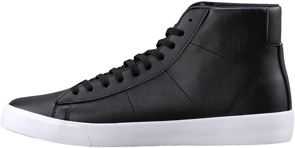 Lugz Men's Drop Hi Sneaker, Black/White, 9.5