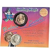 Ted's Sterling Magic Scotch and Soda Ukraine Coin Genuine US Half Dollar Coin Trick