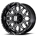 KMC Wheels XD Series XD808 Gloss Black Wheel with Milled Accent Finish (20x9"/5x5")
