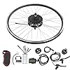 BuyWeek Kit de Conversion de vélo électrique, Moteur électrique CC sans balais en Acier Inoxydable, kit Complet avec Compteur LCD3 pour Conversion 36 V 500 W (27,5 Pouces) #5