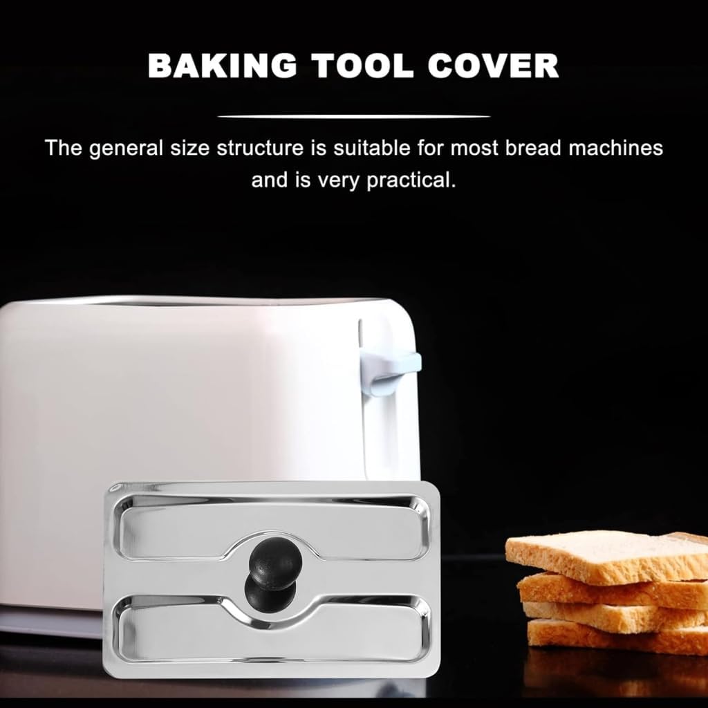 Stainless Steel Toaster Cover Dusts Machine Sandwich Machine Accessory For Kitchen Restaurant Stainless Steel Toaster Lid