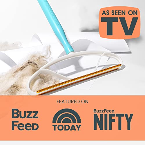 Uproot Cleaner Max Pet Hair Remover For Large Areas - Multi Fabric Dog Hair Remover And Carpet Lint Scraper - Cat Hair Remover & Fur Remover For Carpets & Rugs - X2 Bigger Than Uproot Cleaner Pro! #TOP5