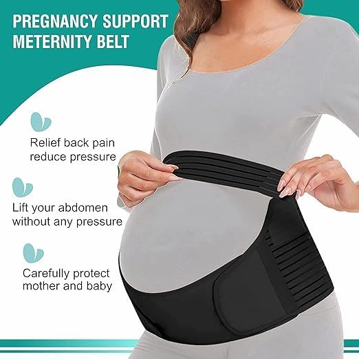 Faja de soporte para embarazo, pack de 2, ajustable miniatura 5