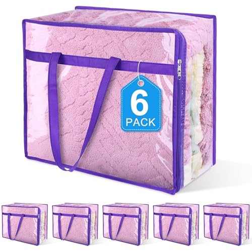 Bolsas de almacenamiento de ropa de cama edredones y mantas de temporada en PVC 6