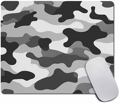 Mouse Pad Abstract Camouflage Military Mousepad Rubber Gaming Mat 9.5 X 7.9 Inch 240mmX200mmX3mm