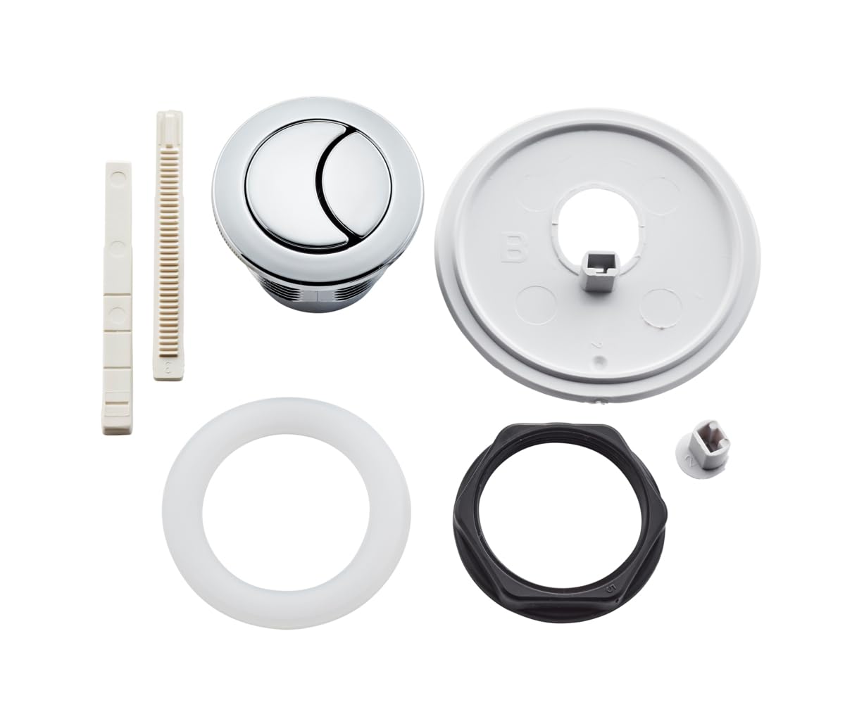 Ideal Standard EV343AA Short Ratchet Push Button Pack, Chrome