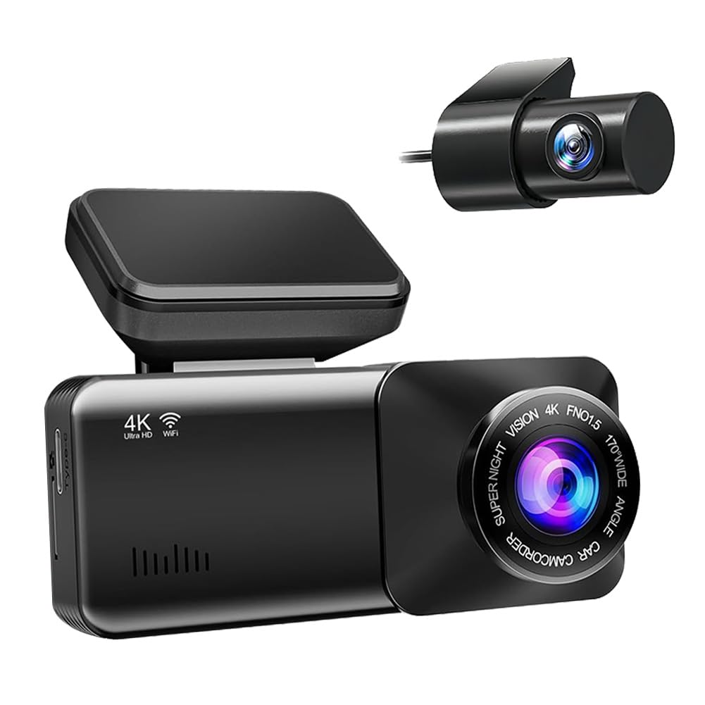 Dashcam Voiture pour Dodge Journey Ram 1500 Ram Durango Freemont Journey Ram ES, Dashcam Voiture Avant Arrière avec, Capteur G, Surveillance Parking 24h, Enregistrement Boucle