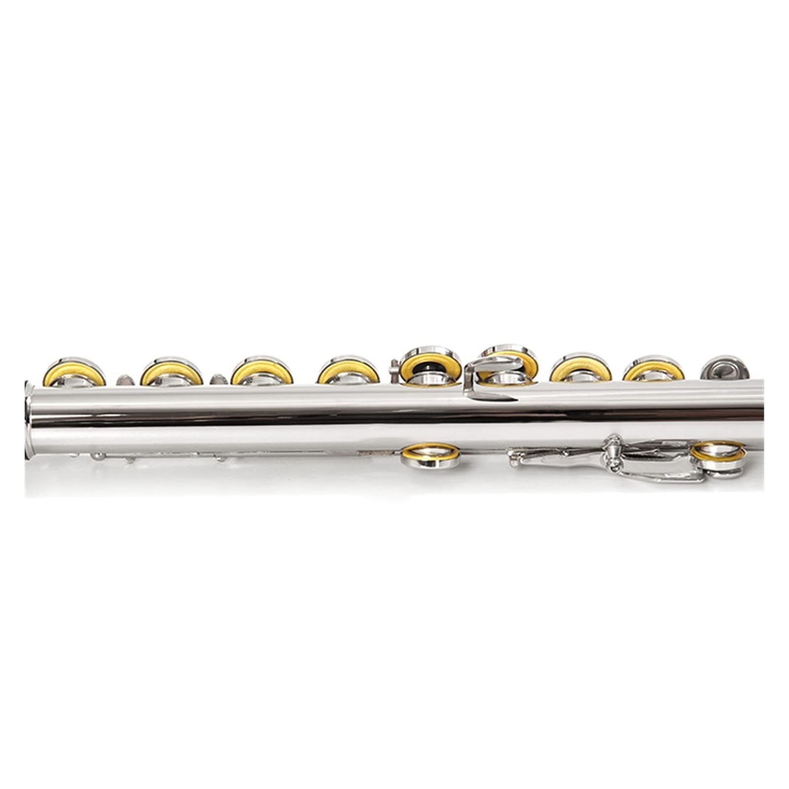 Flauto Traverso In Argento Nichelato Con Chiave In Mi E Do Strumento Di Performance Flauto Standard