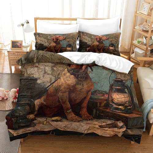 Housse de couette boussole ancienne en microfibre premium 3D - 3