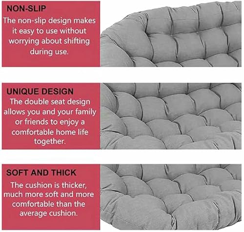 Grand coussin de qualité supérieure pour chaise rotative 140cm - 5