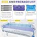 EZHOISLING Bed Portable Bathtub – Folding Shower Mattress for Bedridden Patients, Elderly & Disabled – Full Body Washing in Bed, Waterproof PVC, with Water Pillow & Drainage System