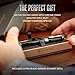 Scriveiner British Racing Green Personalisierter Stift - Atemberaubender Grüner Lack Luxus Tintenroller Mit Chrom-Finish, Schmidt Tinte, Bestes Graviertes Tintenroller Geschenkset, Custom Name Gravur