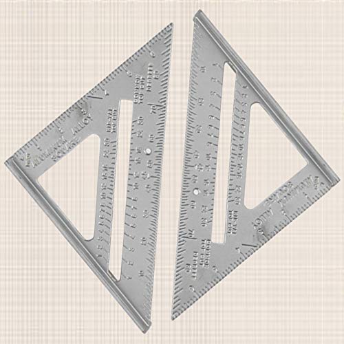 STOBOK Carpinteiro Triângulo Régua Liga de Alumínio Carpinteiro Quadrado Ferramentas de Carpintaria