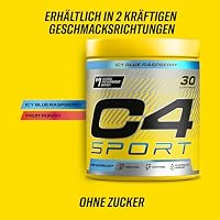 C4 Sport - Pre-Workout-Booster Icy Blue Raspberry (Himbeere) - Zuckerfreies GetränkeBooster für Energy Drink - für Männer & Frauen - Beta-Alanin + Kreatin - 30 Portionen – Ansicht 5