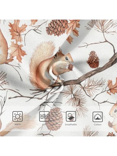 ZZKKO Maple Forest and Squirrels Girls Underwear Toddler Panties for Girls Comfort Brief Size 2T3