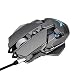 Produktbild Docooler ZERODATE X300GY USB Wired Competitive Gaming Maus Mechanische Spiel Mäuse Einstellbar 4000DPI 7 Programmierbare Tasten LED Lichteffekt