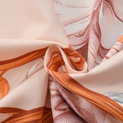 Image of Castiqa Elastic Fitted Supersoft Premium Polycotton 200TC Super King Size 108x108Inch Jointless Bedsheet with 2 Pillow Covers (Peach, Super King 108x108inch (12 inch Mattress))