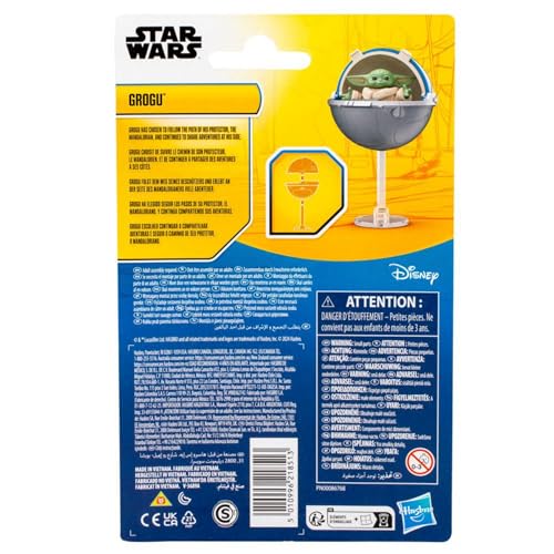 Miniatura 4 de Star Wars Epic Hero Series, Grogu, Figura de acción de 2,5 cm
