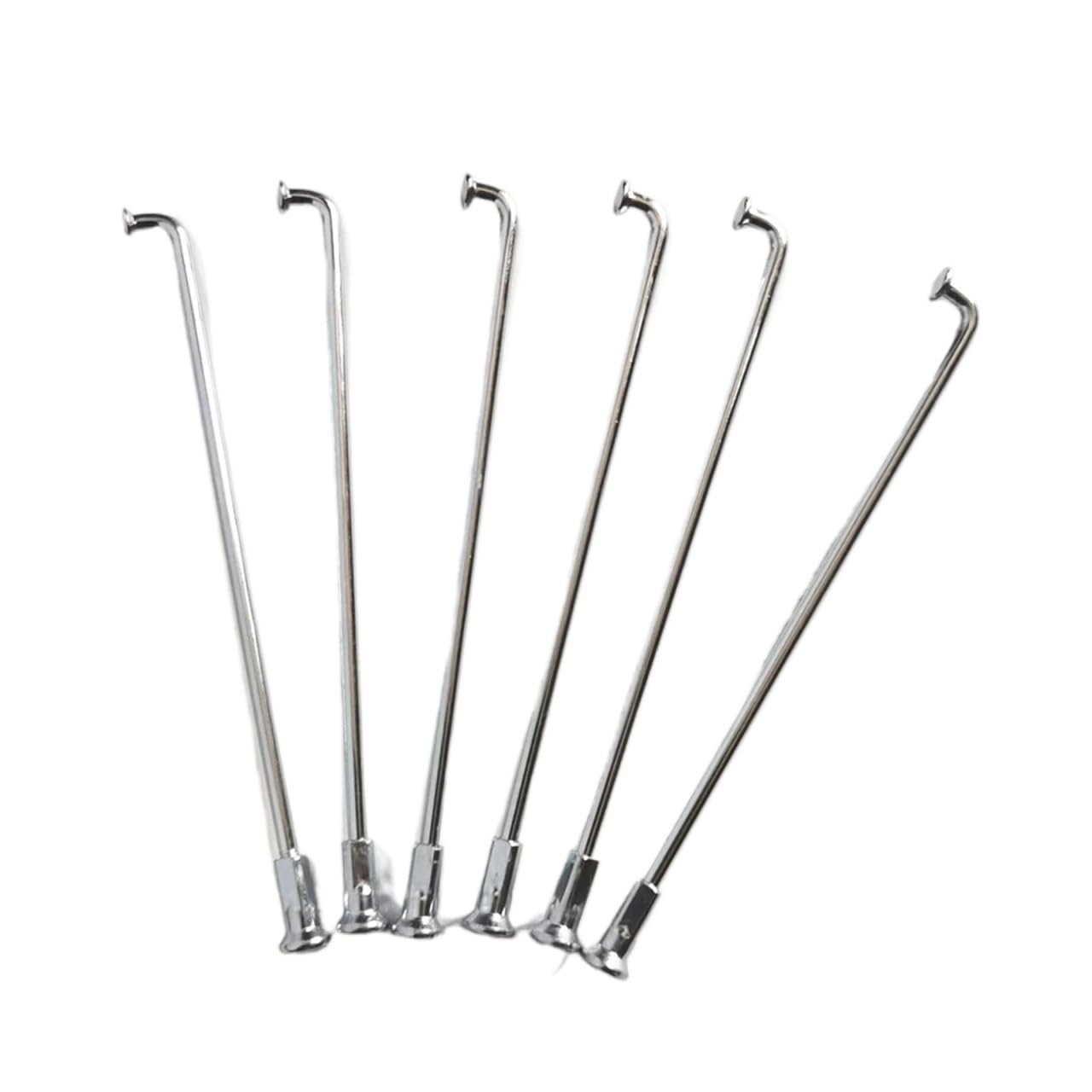 Szprychy motocyklowe 8G Off-Road 4,0 mm J Bend 45 #Steel do roweru elektrycznego (4,0 x 130 mm srebrne)