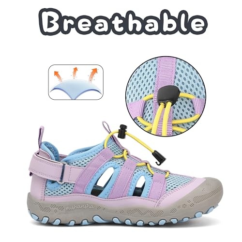 Mishansha Geschlossene Sandalen Mädchen Sommer Violett 32