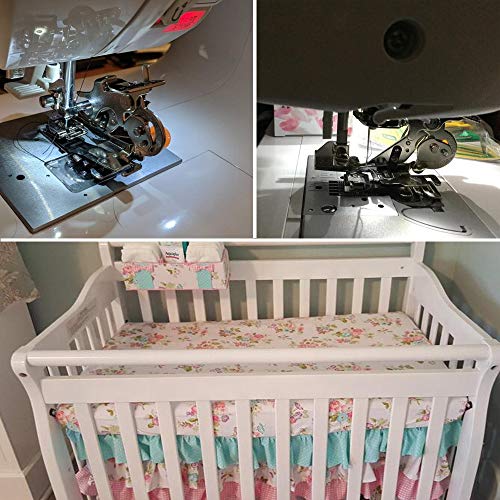 Pie prensatelas Ruffler para máquina de coser miniatura 7