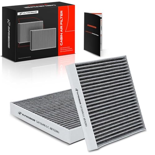 Filtro de aire de cabina de carbón activado para Honda Fit y Subaru 2007-2023 (2 piezas)