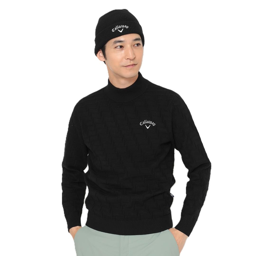 Amazon.co.jp: [キャロウェイ] セーター 長袖 モックネック リンクス