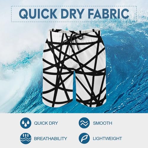 Man Swim Shorts for Van 1986 Halen Beach Pants,Beach Board Shorts Surf Quick Dry Breathable Swim Trunks for Outdoor3