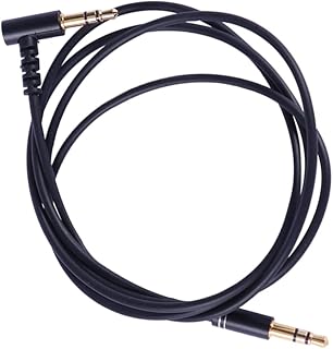 OKUMEYR Cable de Audio Estéreo Aux Macho Macho con Micrófono Extensión para Teléfonos y Coche Color Negro Adaptador de Auriculares y Altavoces