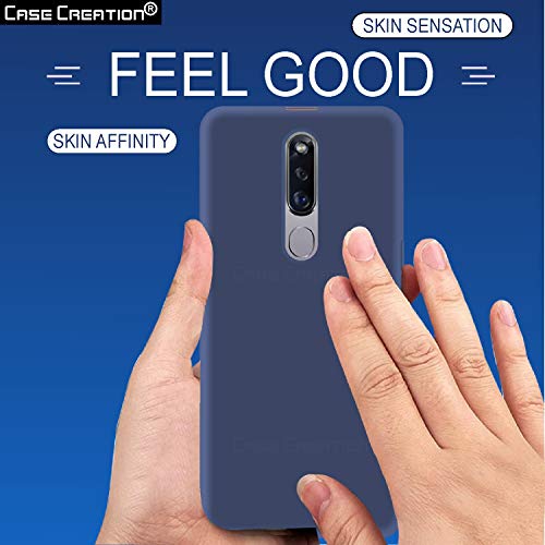 Image of Case Creation Luxurious OG Series for Oppo F11 Pro Case Cover,Anti-Dirty Slim Case Frosted Matte Cute Candy TPU Raised Bezel (Splash of Color) Back Cover for Oppo F11 Pro -Navy Blue