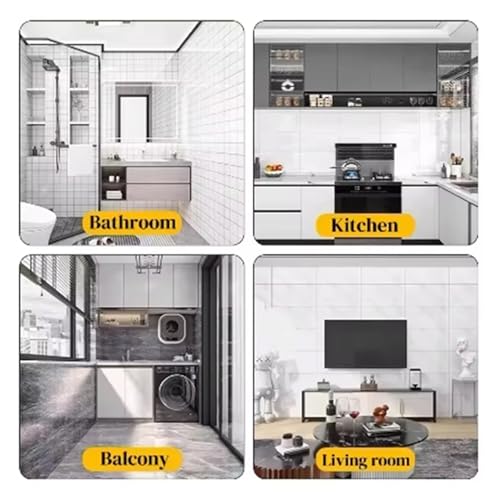 Papel tapiz espuma gruesa para cubrir azulejo ceramica con vinilo cocina 7