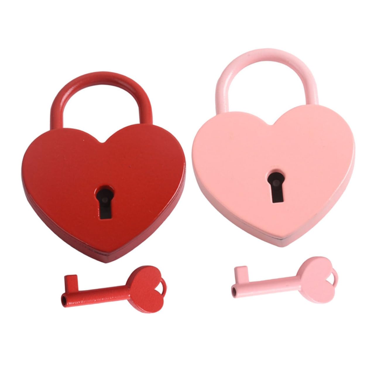 SHINEOFI 10 Set Desidero il blocco dell'amore lucchetto per armadietto palestra cuore blocchi di viaggio lucchetti per valigie piccolo lucchetto per bagagli Locks Love Lega di zinco