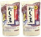 Marutomo, Sazonador japonés en polvo para sopas (Dashi no moto), 48 g (Paquete de 2)