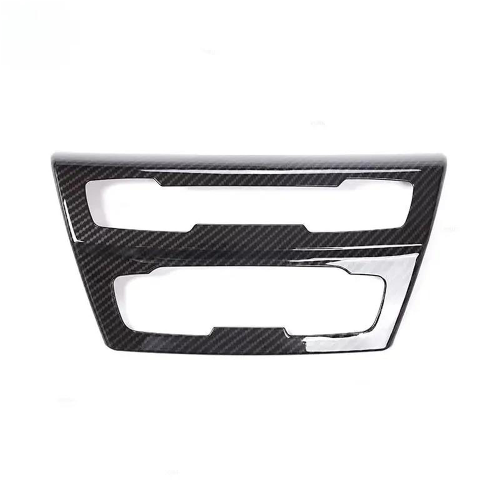 Car Interior Mouldings For X1 F48 X2 F47 2016-2021 Car Center Console Air Conditioner Volume Button CD Panel Frame Cover(Black)