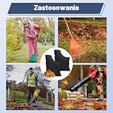 yolzhxe Oddychający odkurzacz do liści, 2 sztuki, worek na liście z siatką