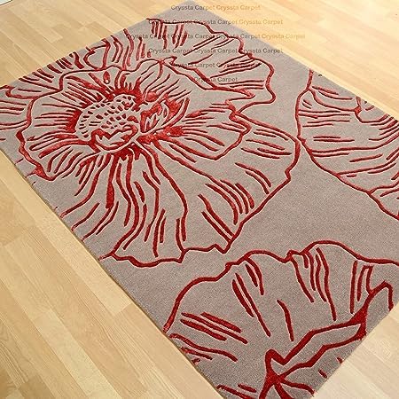 Image of Soft Pure Woolen Modern Collection Tufted Carpet for Living Room,Bedroom'Kitchen and Hall (11 X 15) Feet