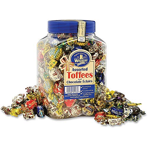 Office Snax OFX94054 Walker's Assorted Royal Toffees, Reclosable Candy Tub, 2.75-Pound Tub