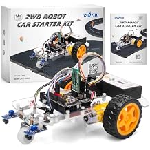 OSOYOO 2WD Robot Car Starter Kit for Arduino Smart Educational Robotics Kit for Beginners and Adults | Build, Code & Control via WiFi, Bluetooth, IR | Learn Programming & Electronics