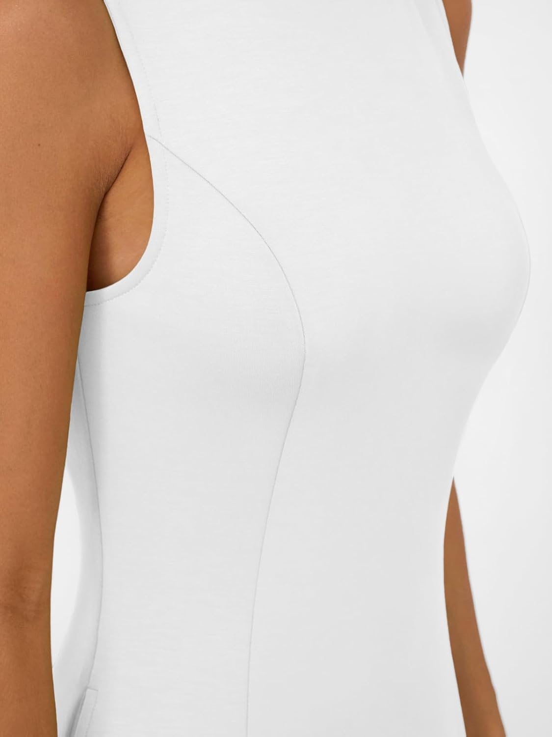 LILLUSORY Women's A-Line Boat Neck Flowy Mini Dress Summer 2026 Going Out Party Club Vacation Sleeveless Tank Dresses - Image 3