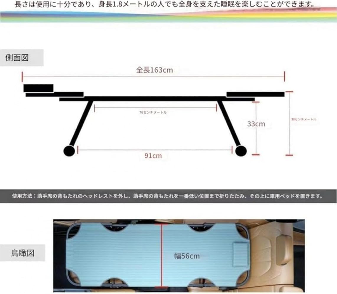 ZXZMX 折りたたみベッド 折り畳みベッド 折りたたみ式 軽量 耐