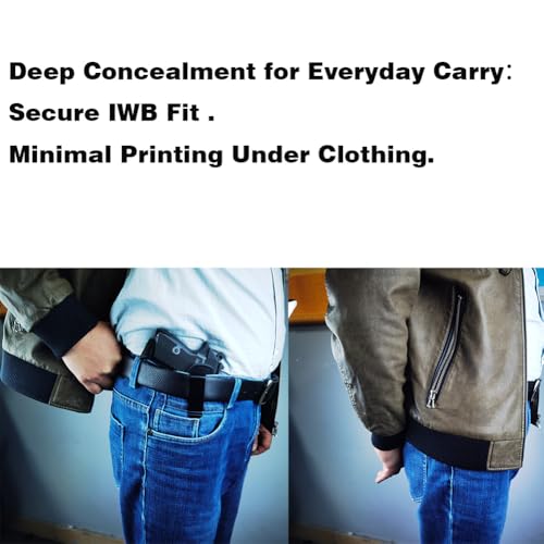Adjustable IWB/OWB Leather Holster