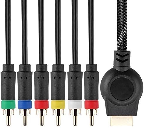 US Cable Component RCA AV Cable Cord for Sony PS2 PS3 Composite Audio Video HD TV LCD NEW