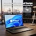Laptop Windows 11 The Notebook, Deutsche Tastatur 15.6 Zoll Laptop Mit Windows 11 Und Office Paket Fertig Installiert 5205U (Bis Zu 2,3 GHz) Prozessor 4GB RAM 128GB ROM TF Karte Erweiterbar Auf 512GB