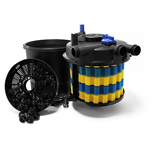 Filtro de presión contra el agua verde de estanque con bomba NEO8000 y UVC 3