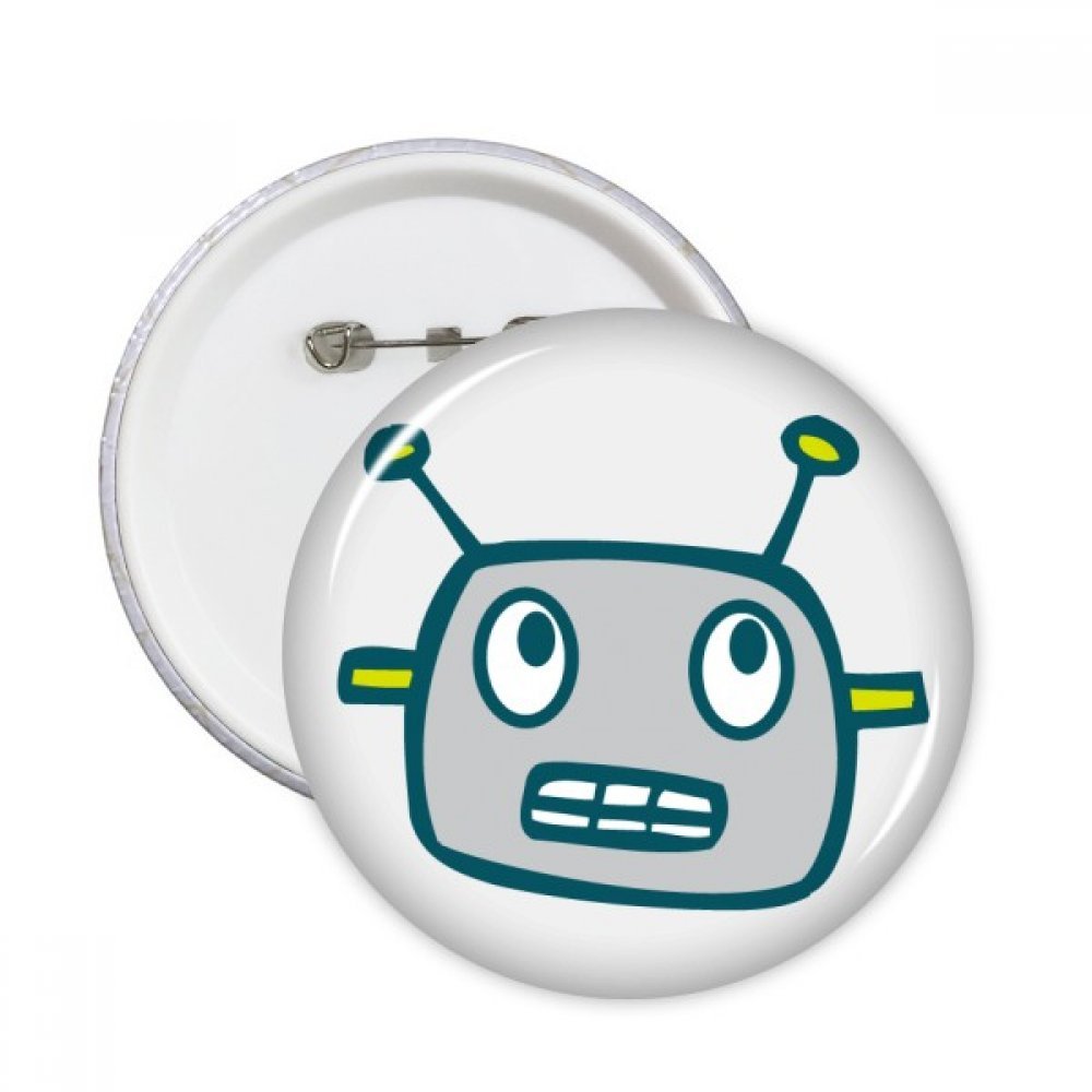 Badge bouton décoration vêtements thème robot espace - 3